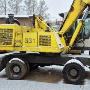 foto 22.5t překládací bagr Fuchs 331 kovošrot kolové rypadlo